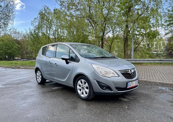 Opel Meriva cena 21900 przebieg: 148499, rok produkcji 2011 z Barczewo małe 466